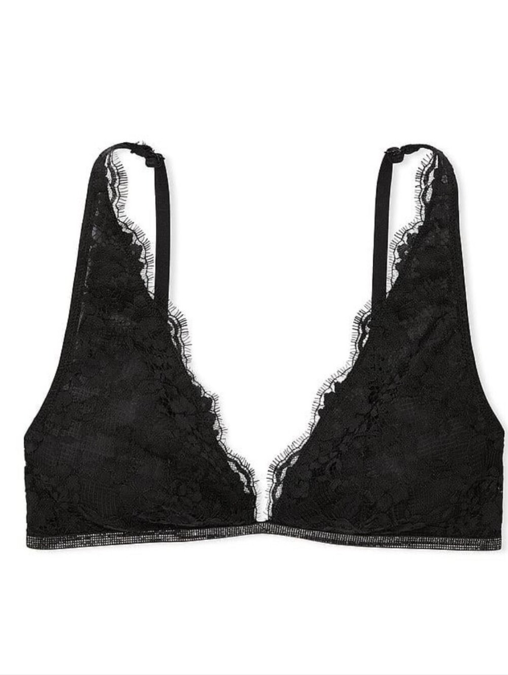 Victoria's Secret Very Sexy Dream Angels Twinkle Lace Shine Triangle Bra XXL
